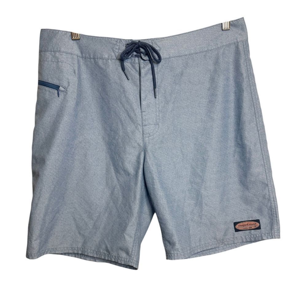 NWOT Vineyard Vines Board Shorts Heathered Blue Men's Sz 34